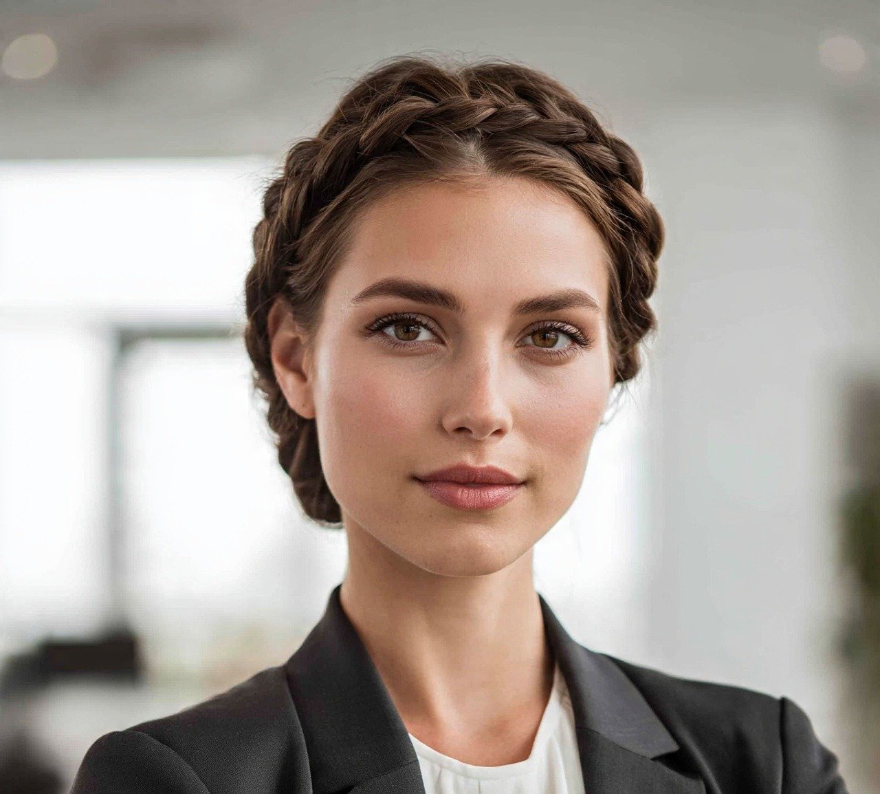 3. Braided Crown Updo Hairstyles 1