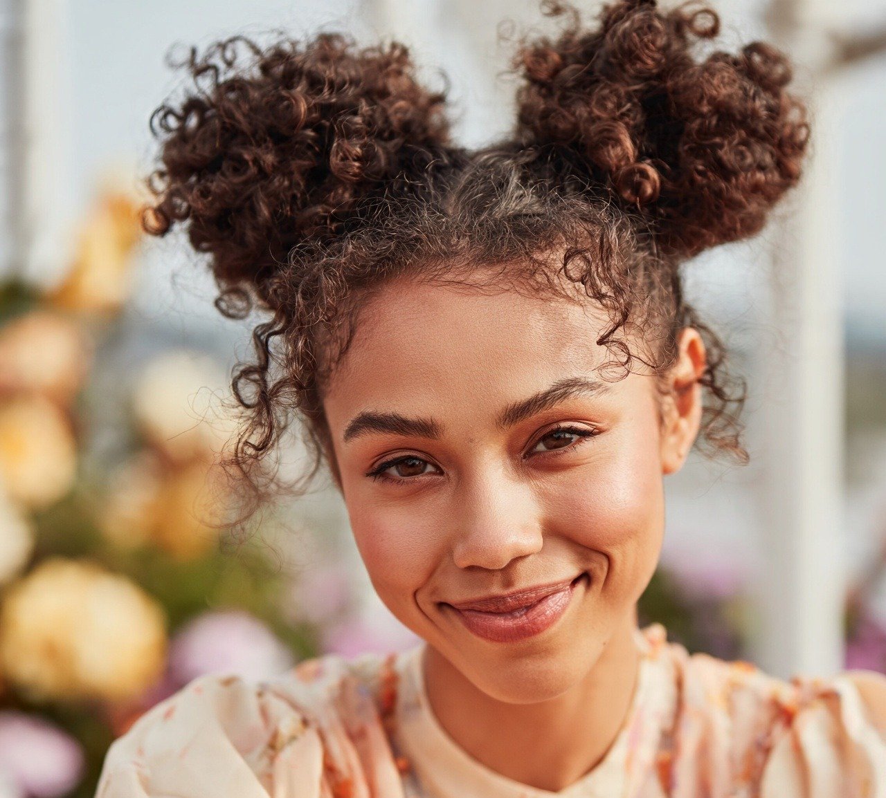 Space Bun Hairstyles: 14 Trendy Ideas to Try Right Now 4 3. Curly Space Buns Hairstyles