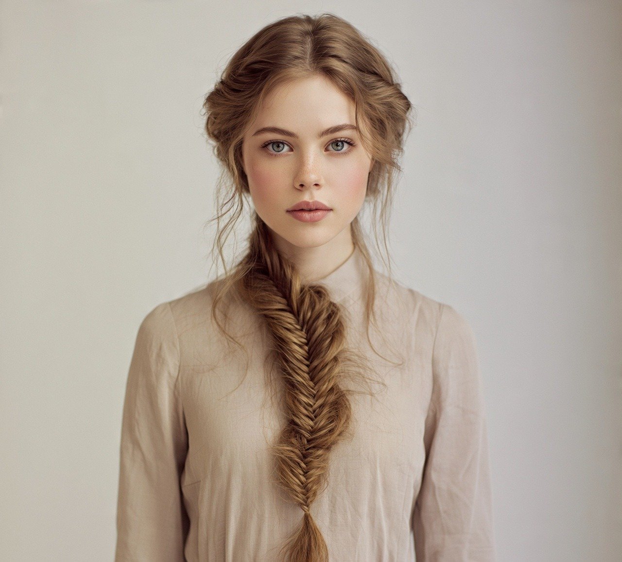 3. Fishtail Braid For Long Hair