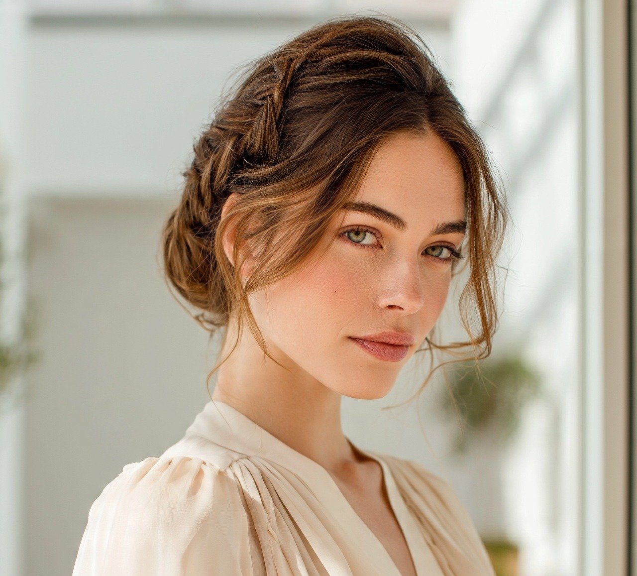 3. Low Braided Bun Hairstyles