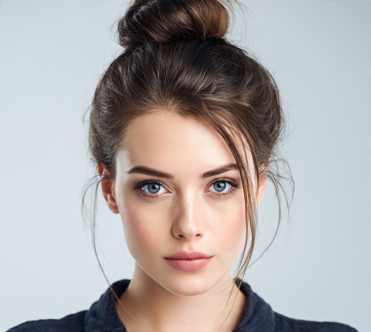 3. Sleek High Bun Easy Hairstyles
