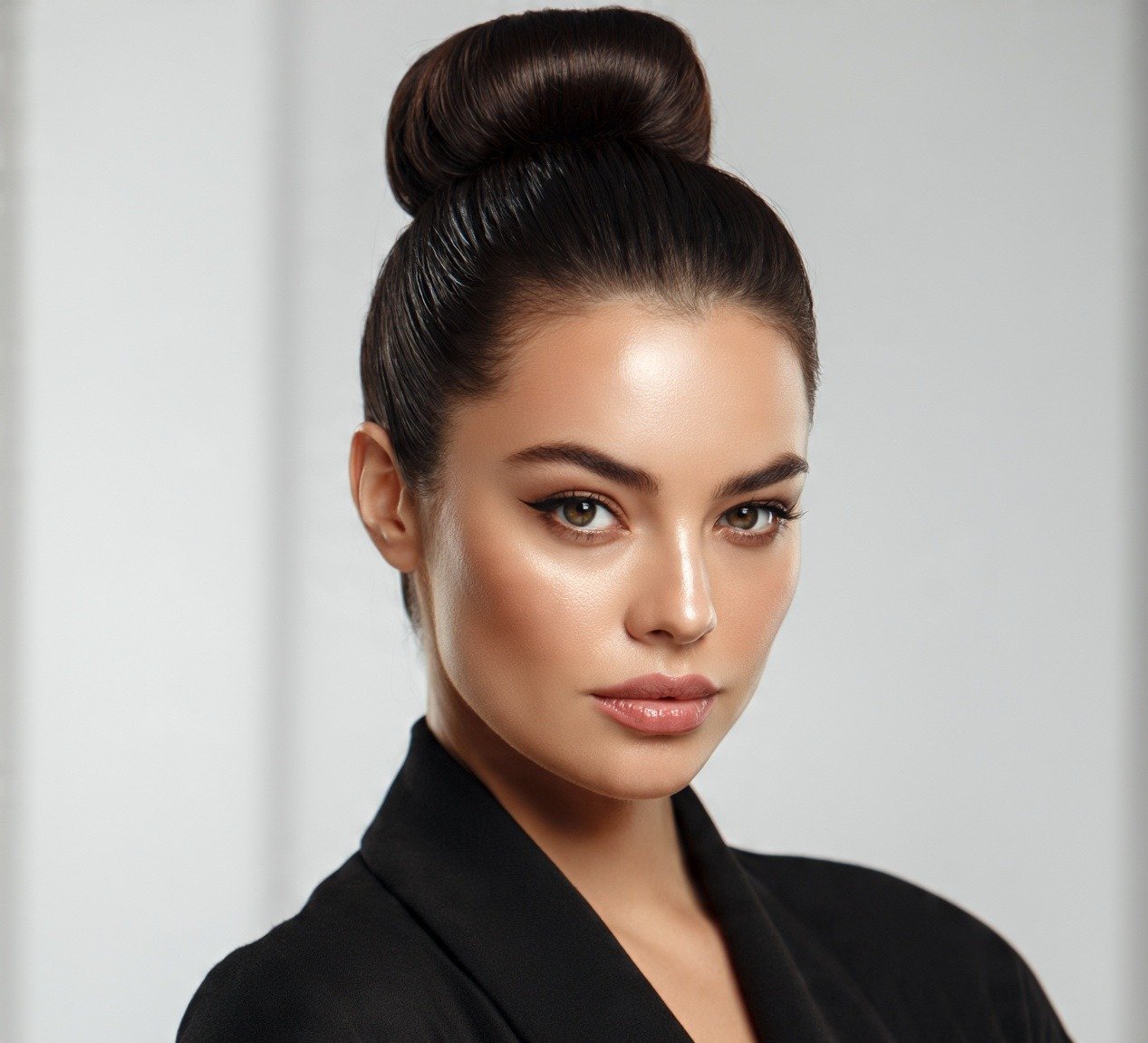 15 Bun Hairstyles for Long Hair: Trending Ideas Worth Pinning 4 3. Sleek High Bun For Long Hair