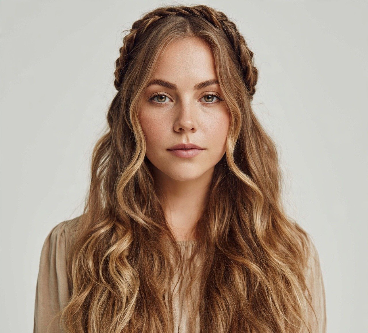4. Boho Waterfall Braid For Long Hair