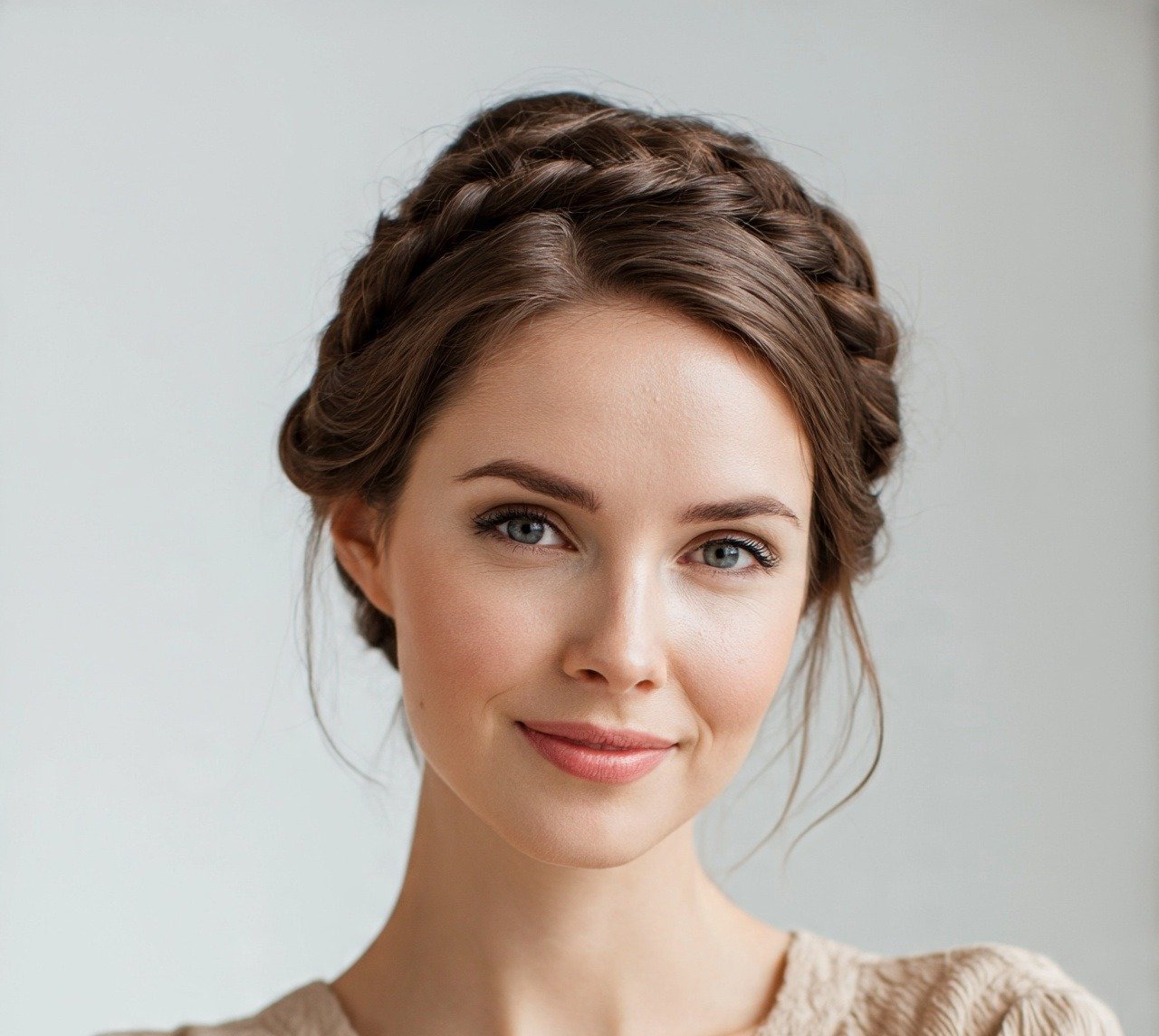 4. Braided Bun Easy Hairstyles