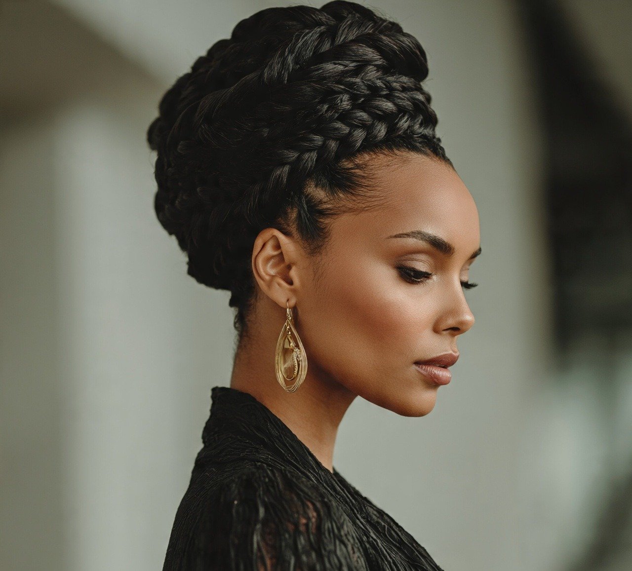 4. Braided Bun Hairstyles