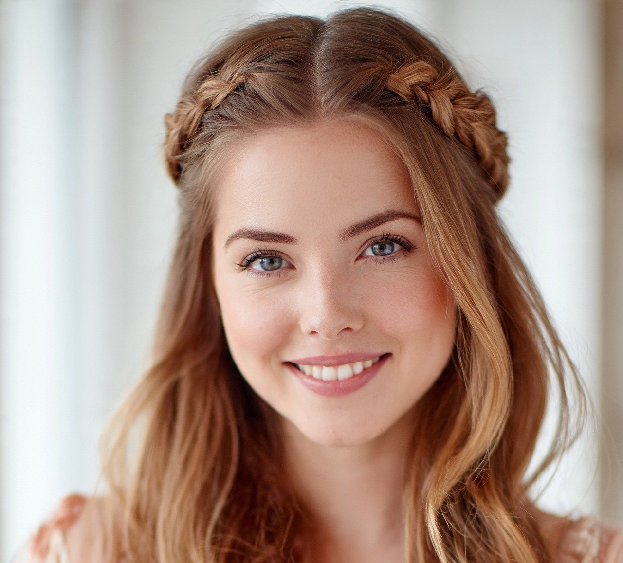 13 Trendy Half Bun Hairstyles Ideas For Every Hair Type and Occasion 5 4. Braided Half Bun Hairstyles