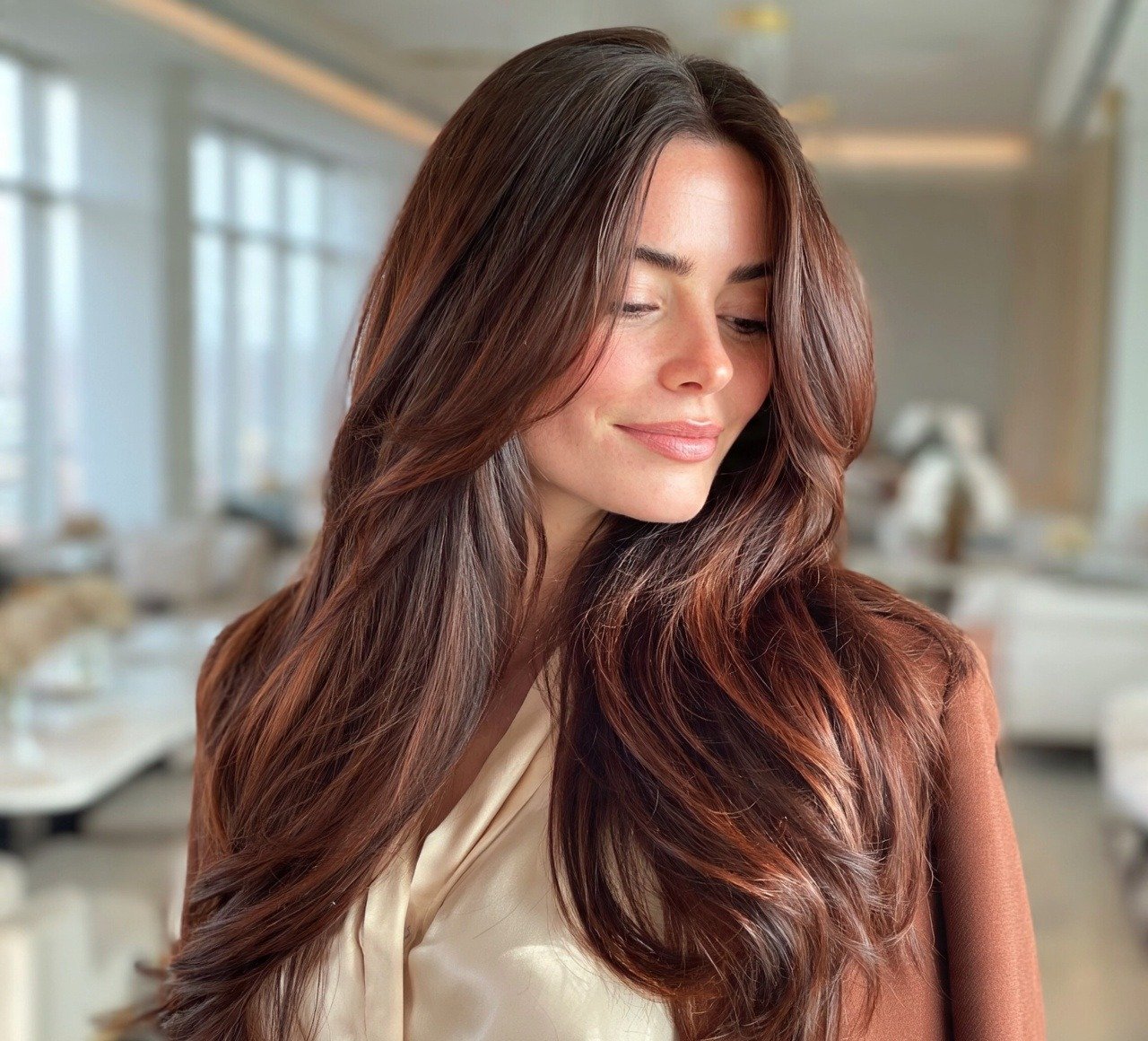 4. Dark Copper Brown Hair Color
