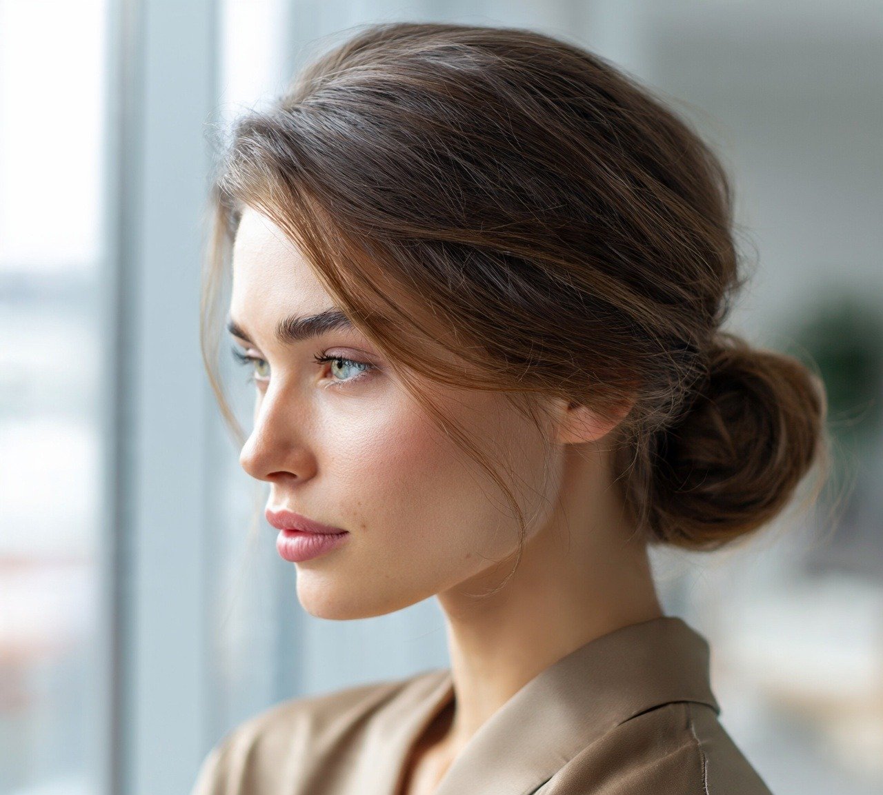 Bun Updo Hairstyles: 13 Trendy Ideas That Are Must To Try 5 4. Low Bun Updo Hairstyles