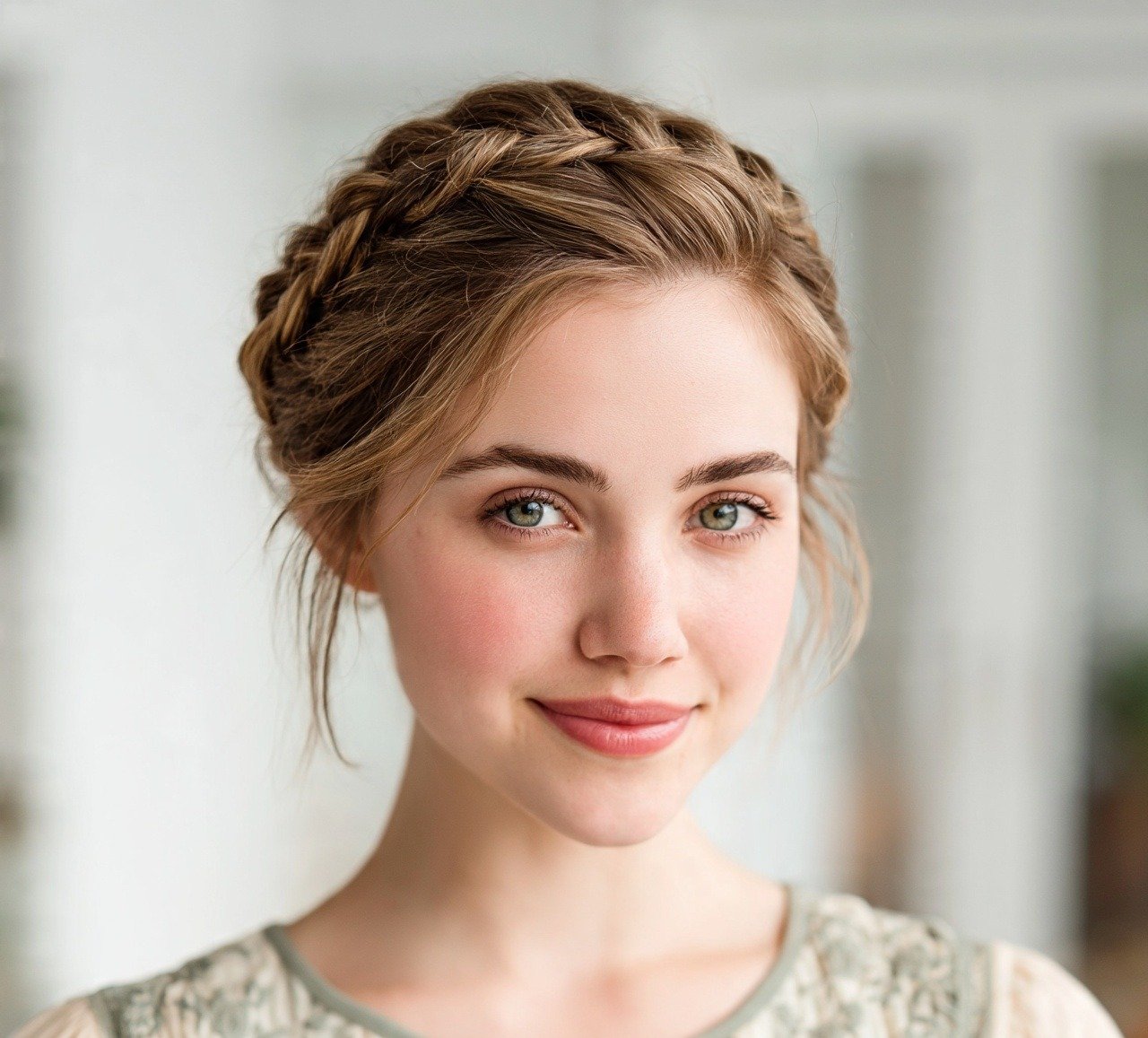 Bun Hairstyles for Short Hair: 13 Trendy Ideas to Try Now 5 4. The Braided Bun Hairstyles For Short Hair