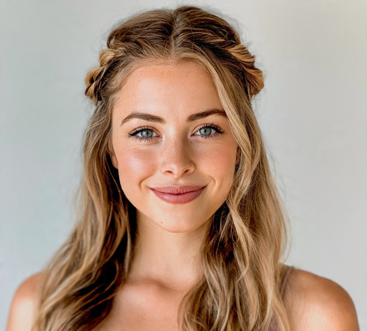 15 Trending Stunning Bridesmaid Updo Hairstyles For Any Wedding Theme 5 4. Twisted Half Up Style Bridesmaid Updo Hairstyles 1