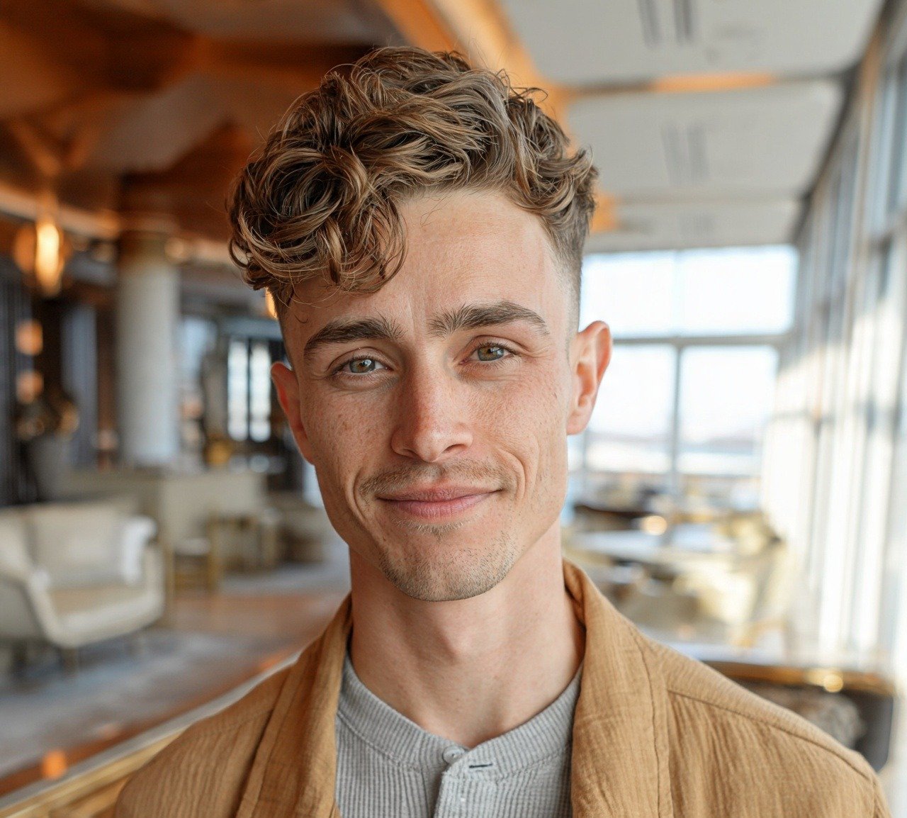 4. Wavy Taper Fade Hairstyles for Men