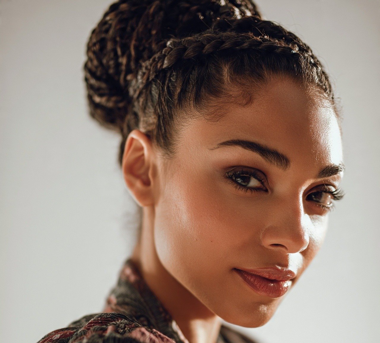 5. Braided Bun Easy Hairstyles