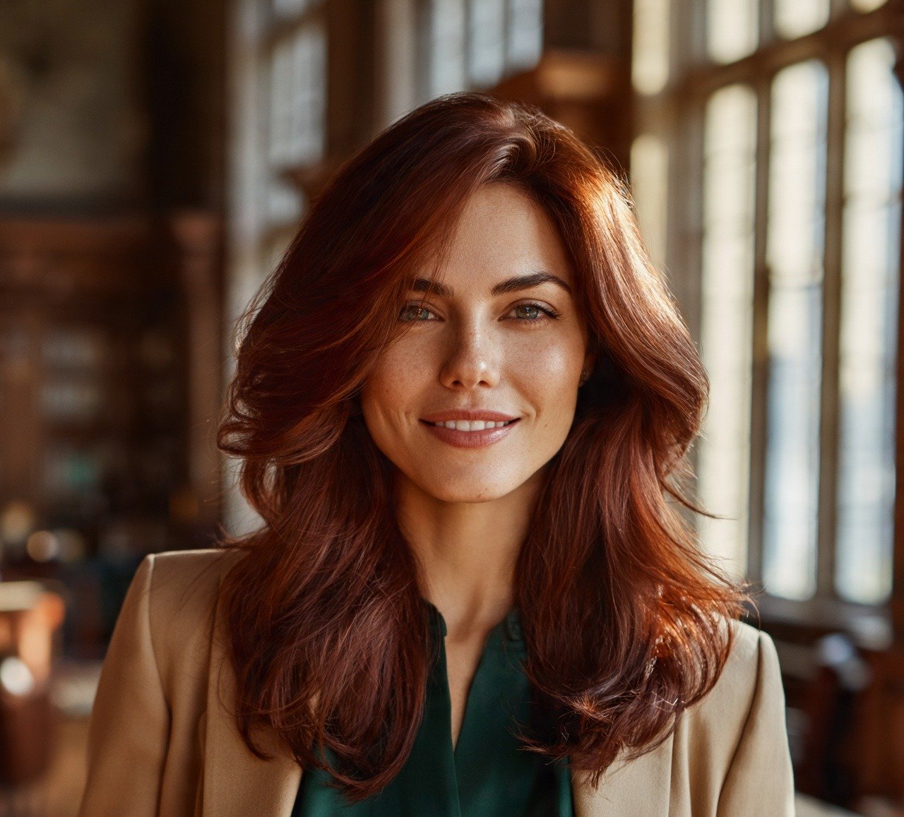 17 Trendy My Hair Color Ideas That'll Make You Actually Book That Salon Appointment 6 5. Dimensional Auburn Hair Color