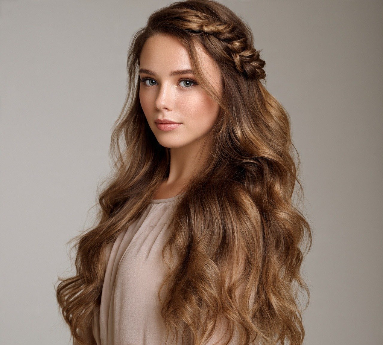 15 Trending Up Hairstyles For Long Hair You’ll Want to Try 6 5. Half Up Twisted Style Hairstyle For Long Hair