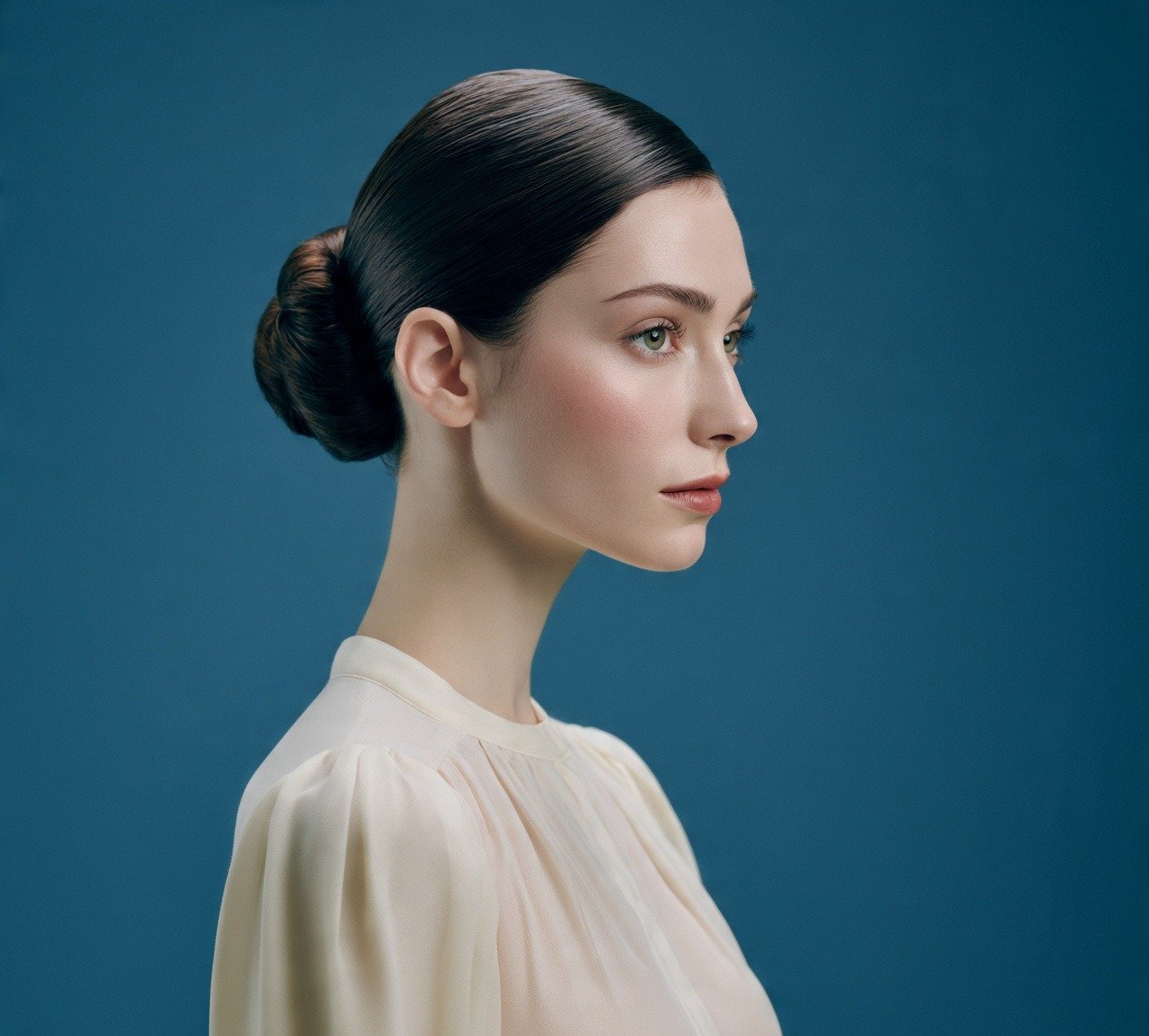 5. Sleek Chignon Bun Hairstyles