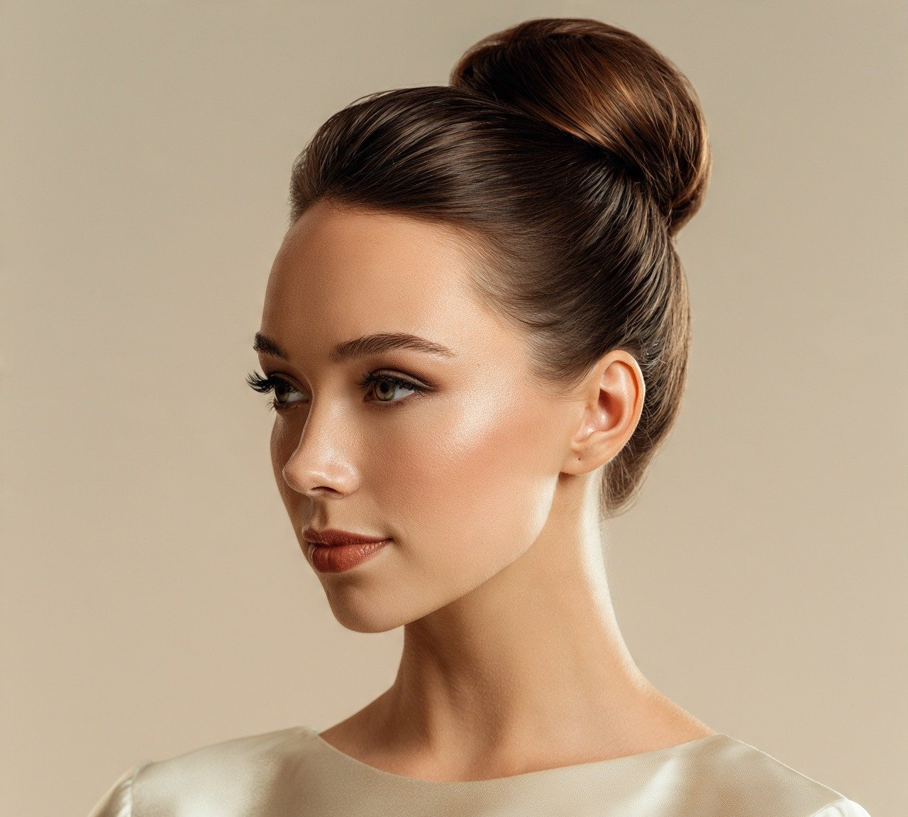 5. Sleek High Bun Wedding Hairstyles