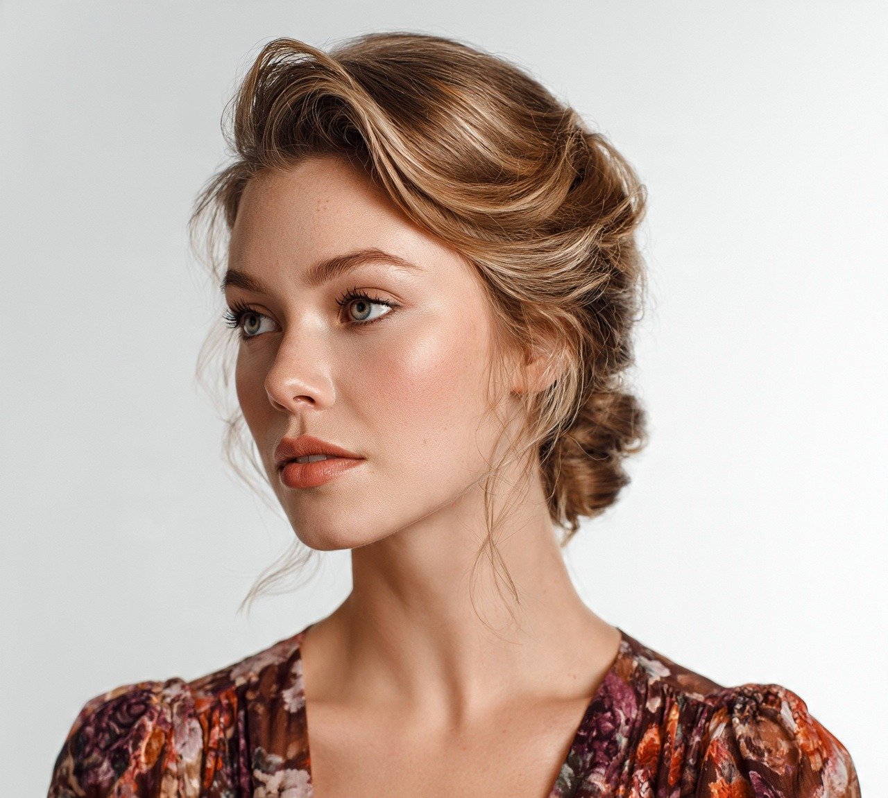 5. Soft Romantic Updo Classy Hairstyles