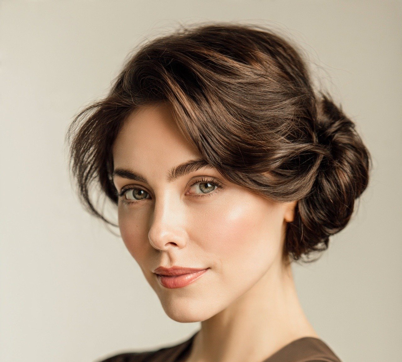 Updo Hairstyles For Short Hair: 15 Trendy Ideas That Turns Heads 7 6. French Twist Updo Hairstyles For Short Hair