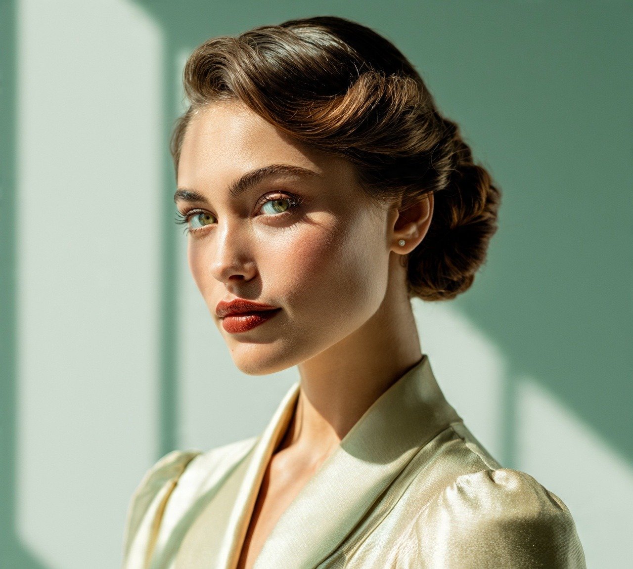 6. Knotted Low Bun Classy Updo Hairstyles