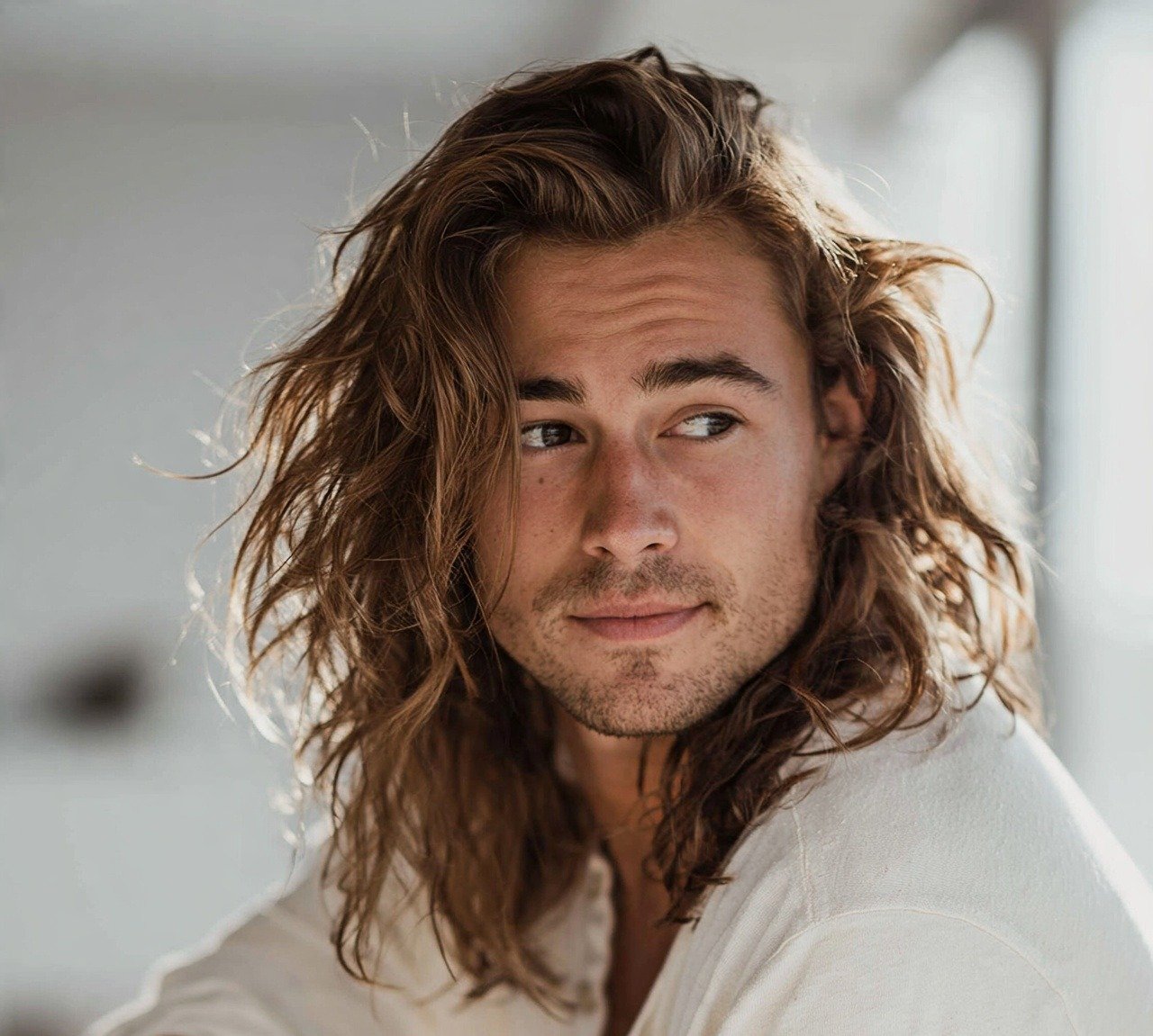 Wavy Hairstyles for Men: 15 Stylish Ideas to Try Now 7 6. Long Wavy Surfer Hairstyles For Men