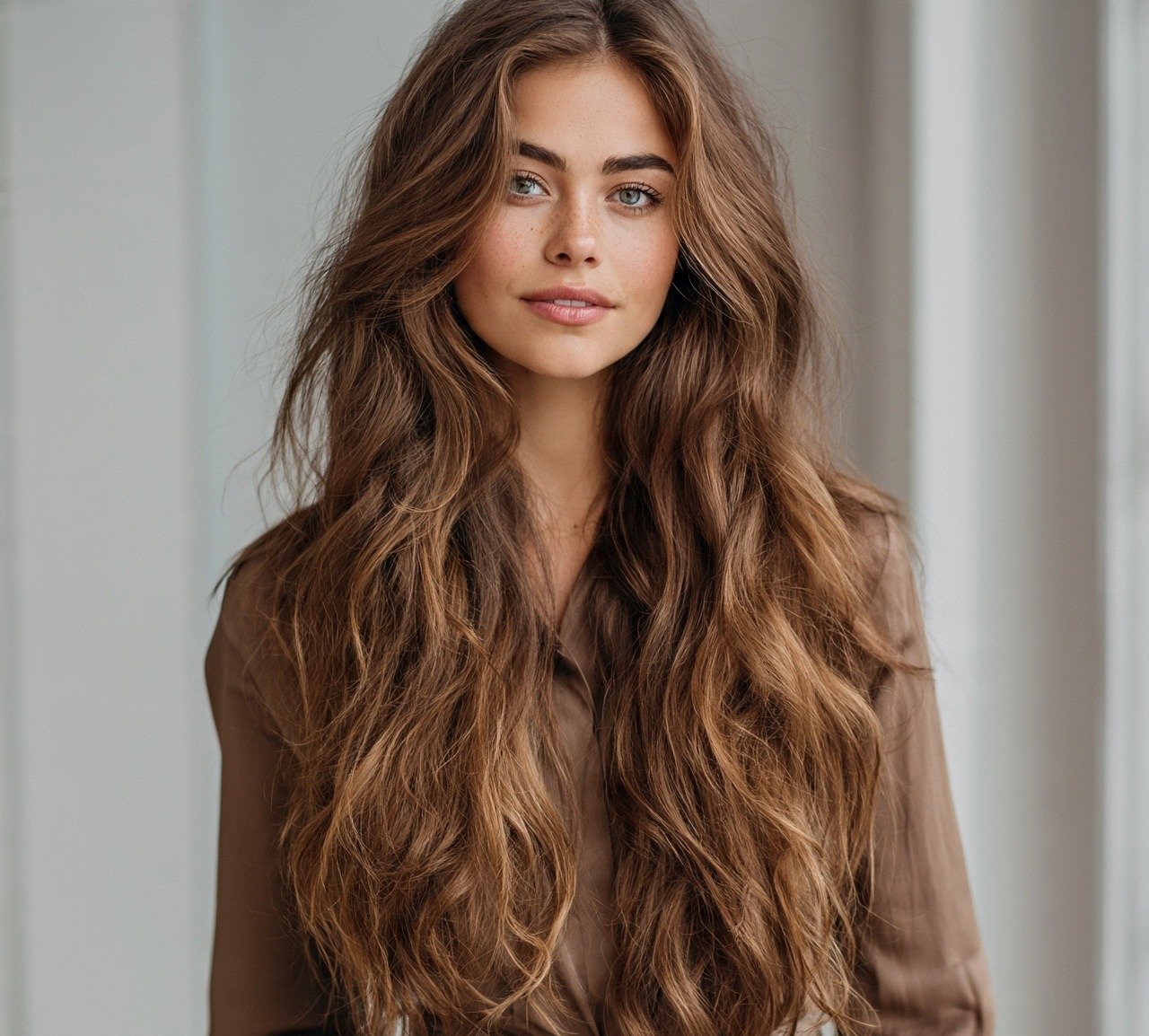 Quick Hairstyles For Long Hair: 13 Easy & Trending Everyday Looks 7 6. Loose Beach Waves Quick Hairstyle for Long Hair