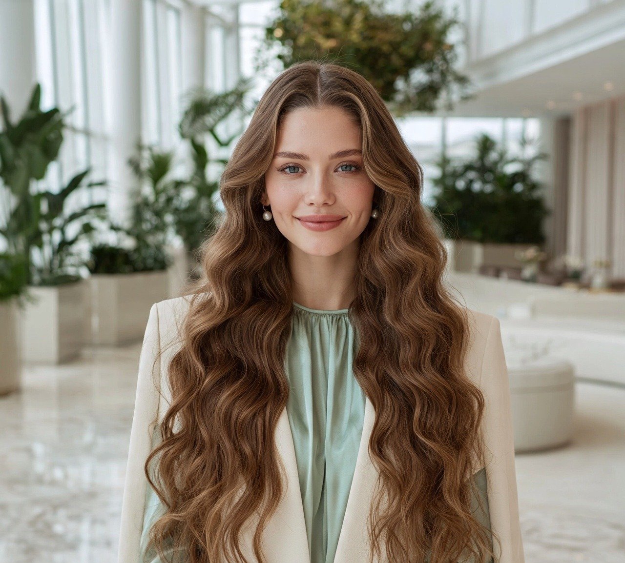 16 Trending Long Wavy Hairstyles You'll Want to Try 7 6. Mermaid Waves Long Hairstyles