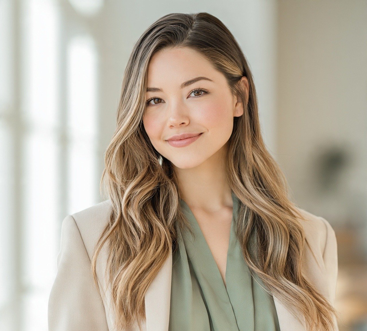 6. Sleek to Wavy Ombre Long Hairstyles