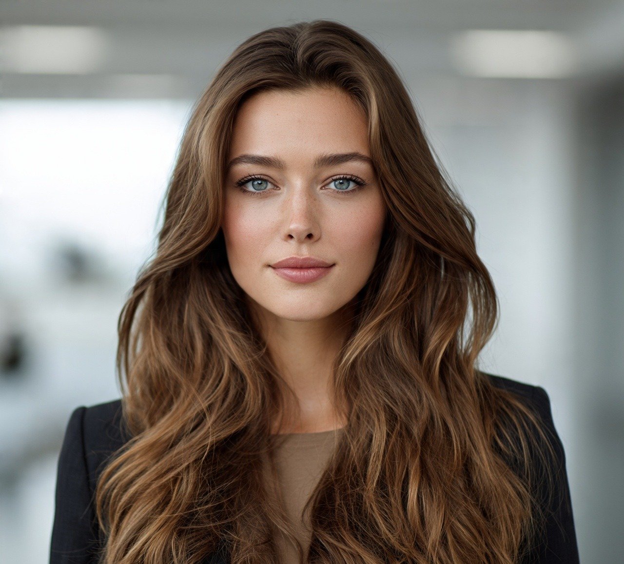 6. Soft Waves with Side Part Work Hairstyles For Long Hair