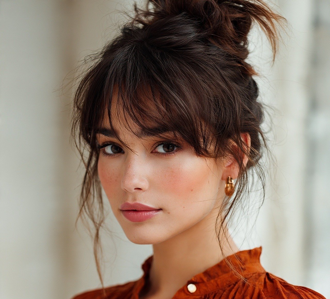 7. Boho Bun Hairstyles