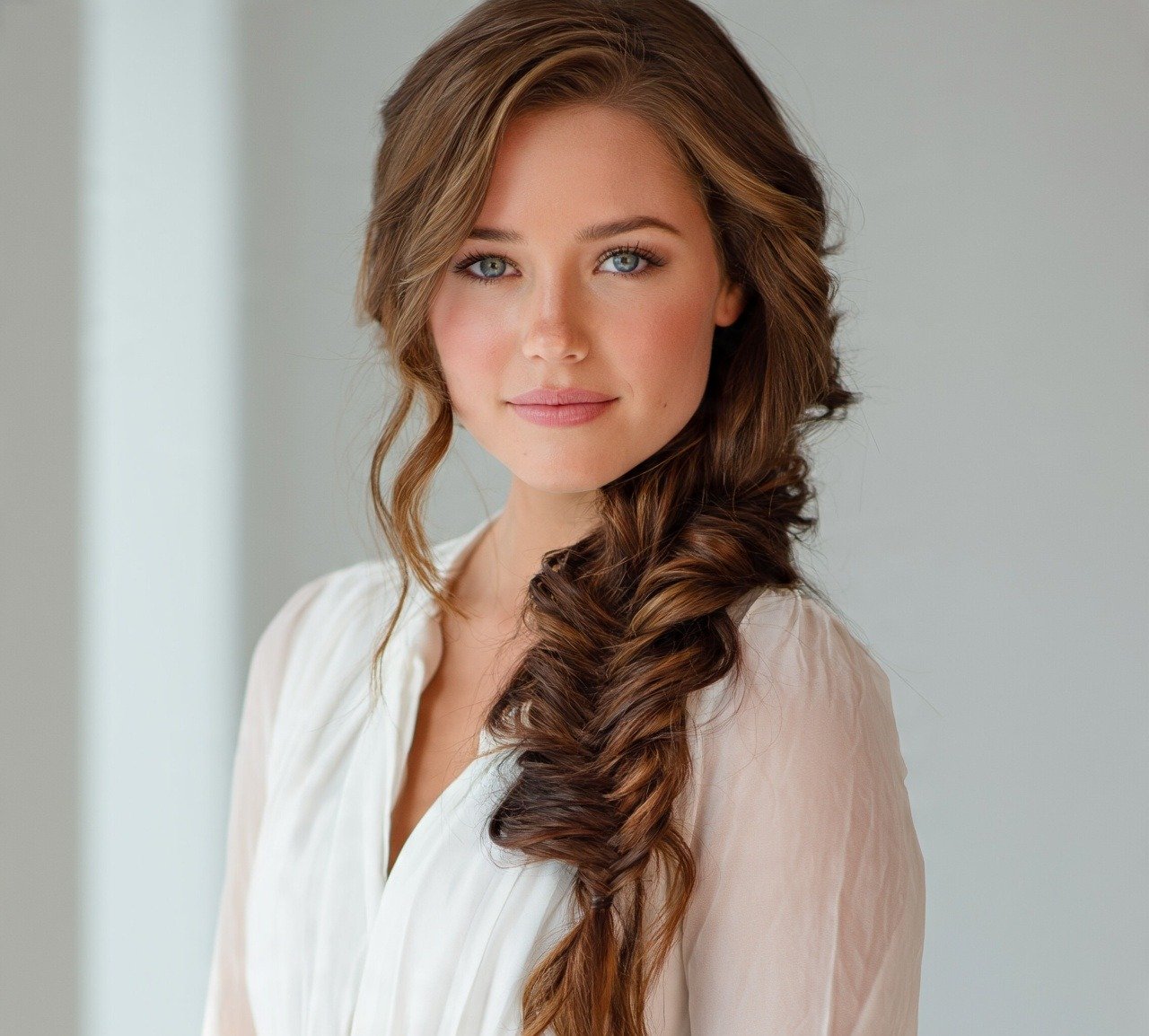Quick Hairstyles For Long Hair: 13 Easy & Trending Everyday Looks 8 7. Side Swept Fishtail Braid Quick Hairstyle For Long Hair