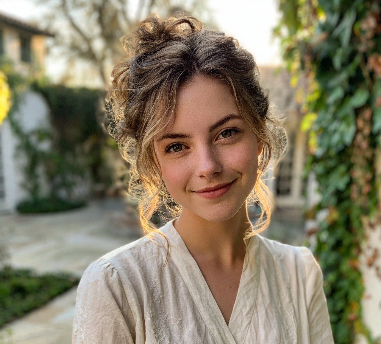 7. Tousled Wavy Updo Hairstyles