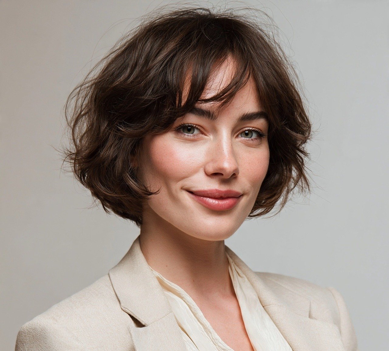 7. Wavy French Bob Short Hairstyles
