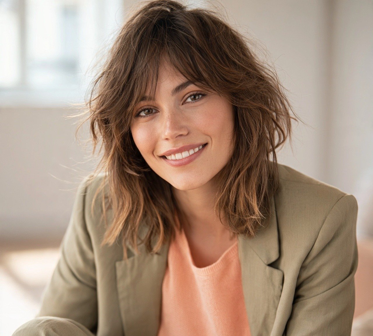 7. Wavy Shag Haircut Cute Hairstyles