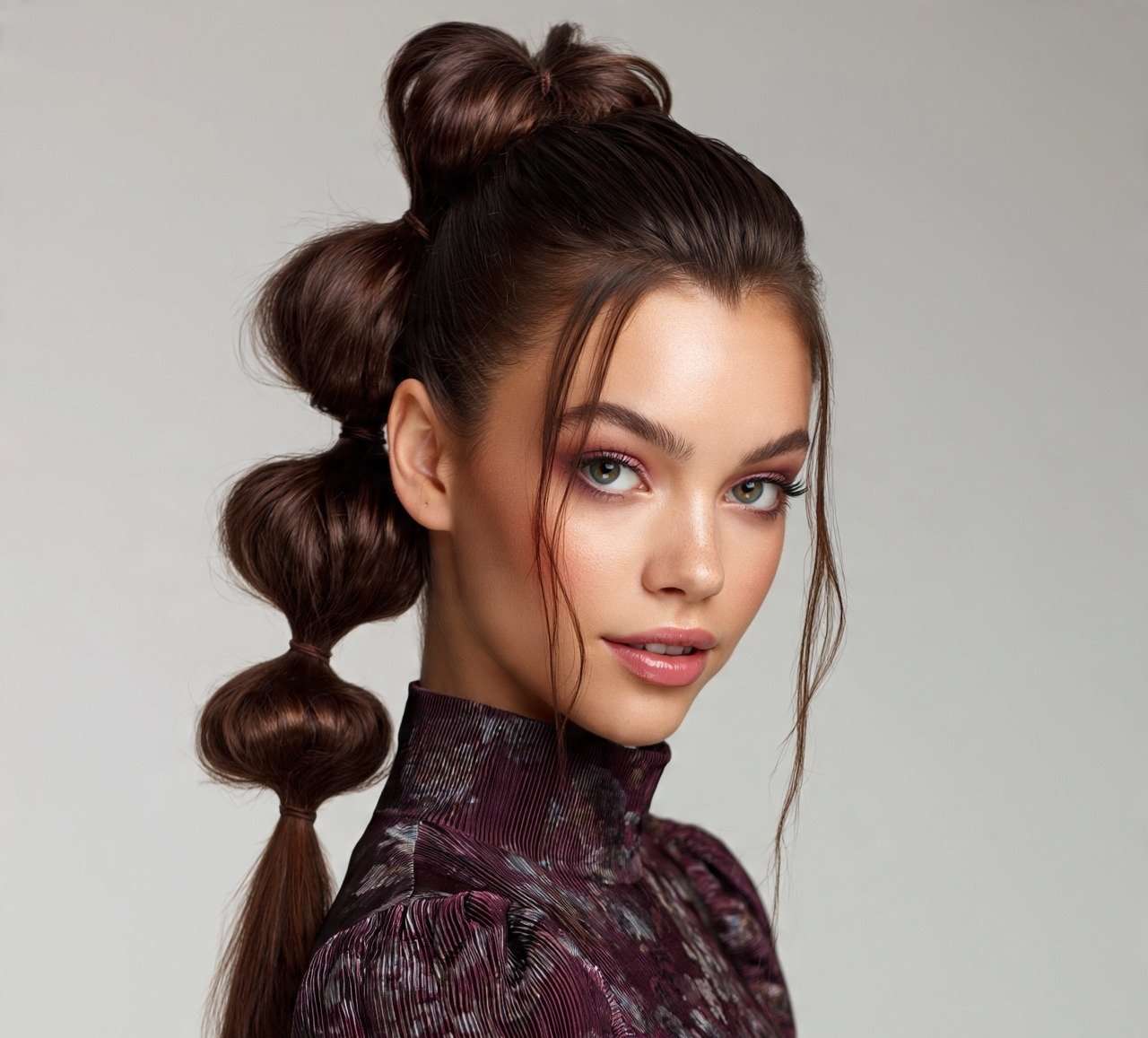 14 Trendy Hairstyles Updo To Save For Your Next Salon Visit 9 8. Bubble Ponytail Updo Hairstyles
