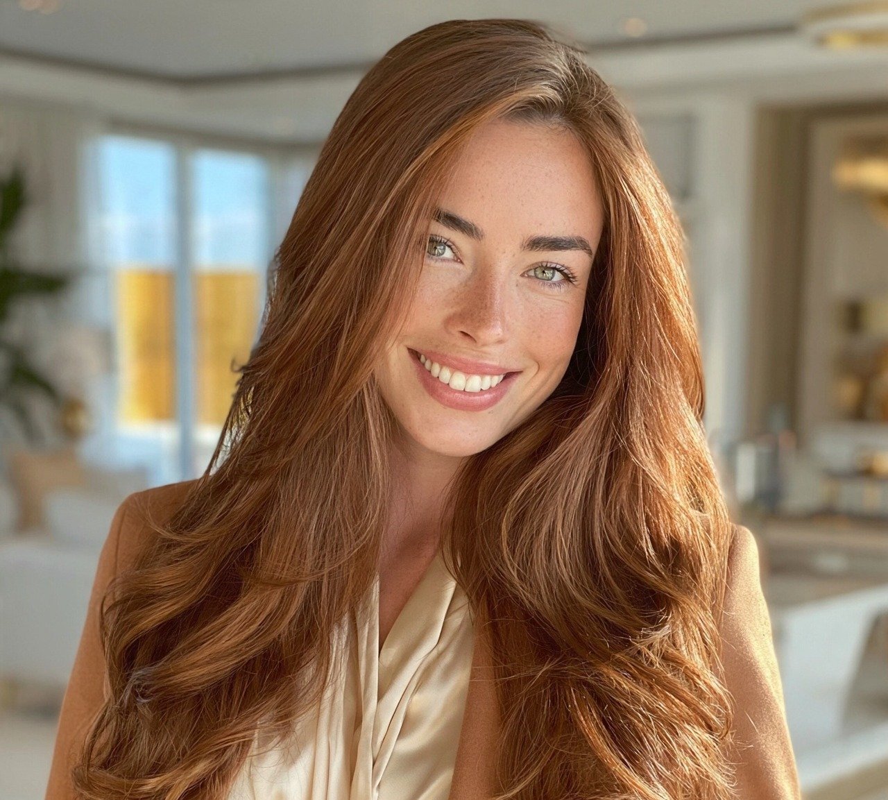 8. Cinnamon Light Brown for Warmer Vibes Hair Color