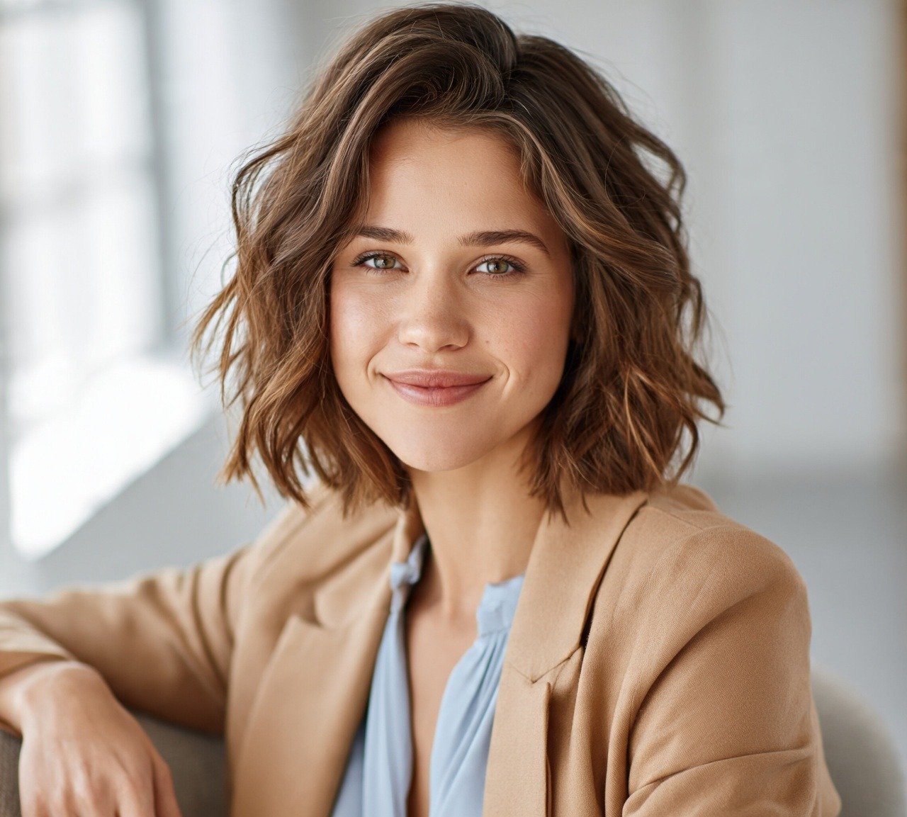 8. Long Wavy Bob Lob With Waves Hairstyles