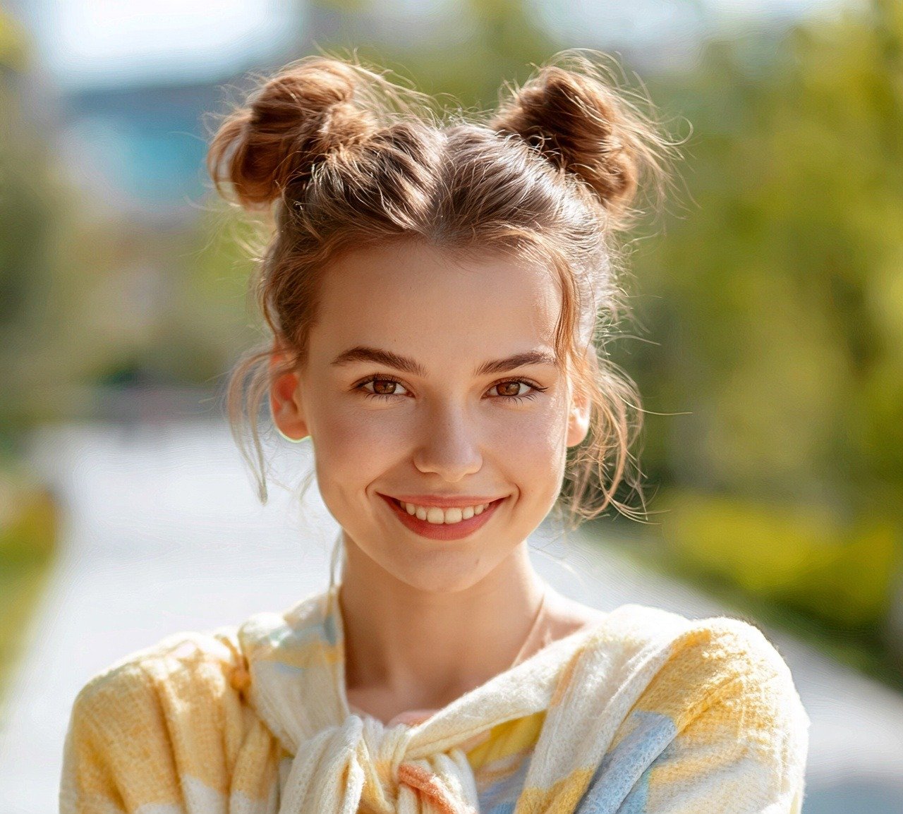 Space Bun Hairstyles: 14 Trendy Ideas to Try Right Now 9 8. Mini Space Buns Hairstyles