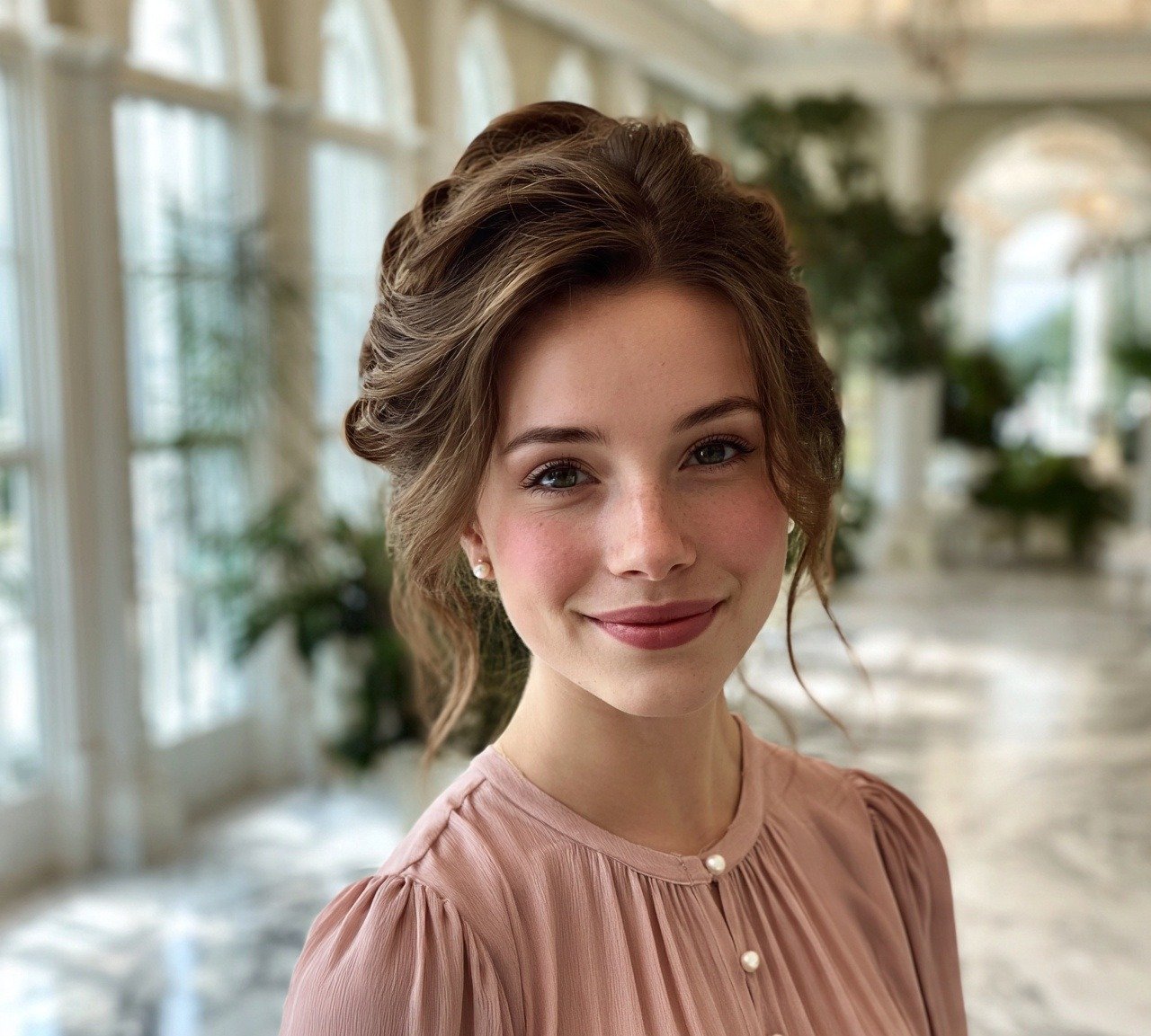 8. Romantic Wavy Updo Hairstyles
