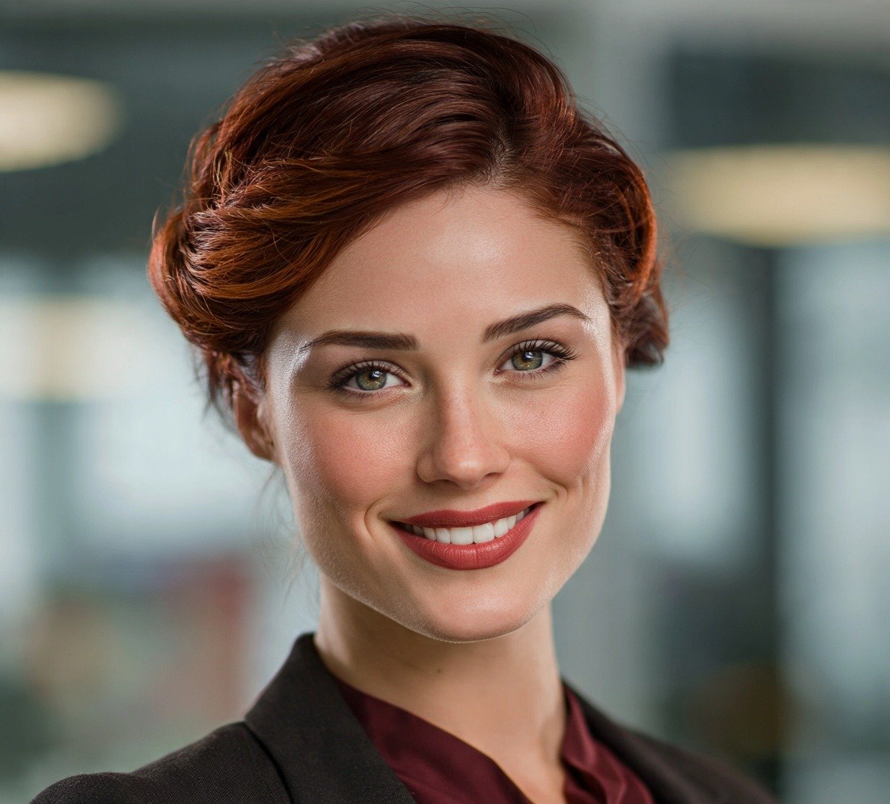 17 Trending Updo Hairstyles For Work That Look Polished and Professional 9 8. Side Swept Updo Hairstyles For Work