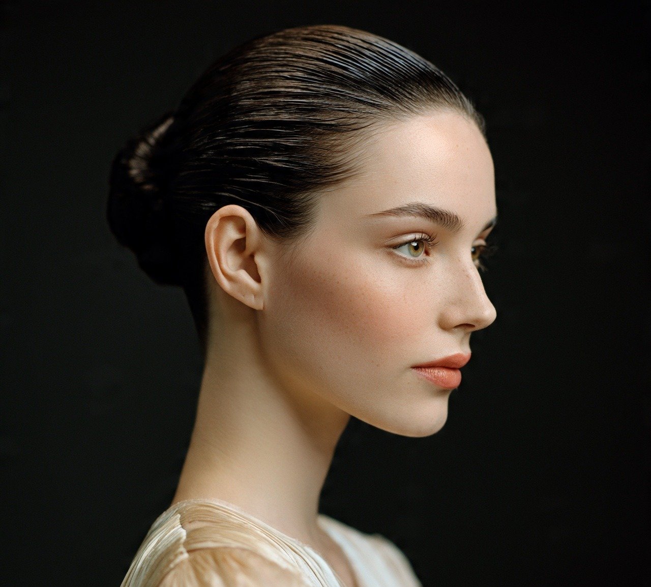 8. Sleek Bun Baby Hairs Hairstyles