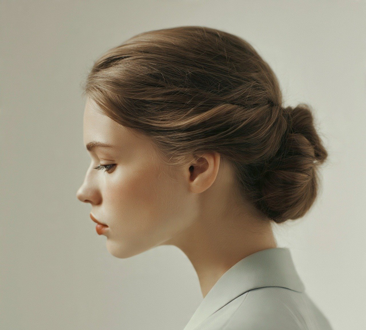 8. Twisted Bun Easy Hairstyles