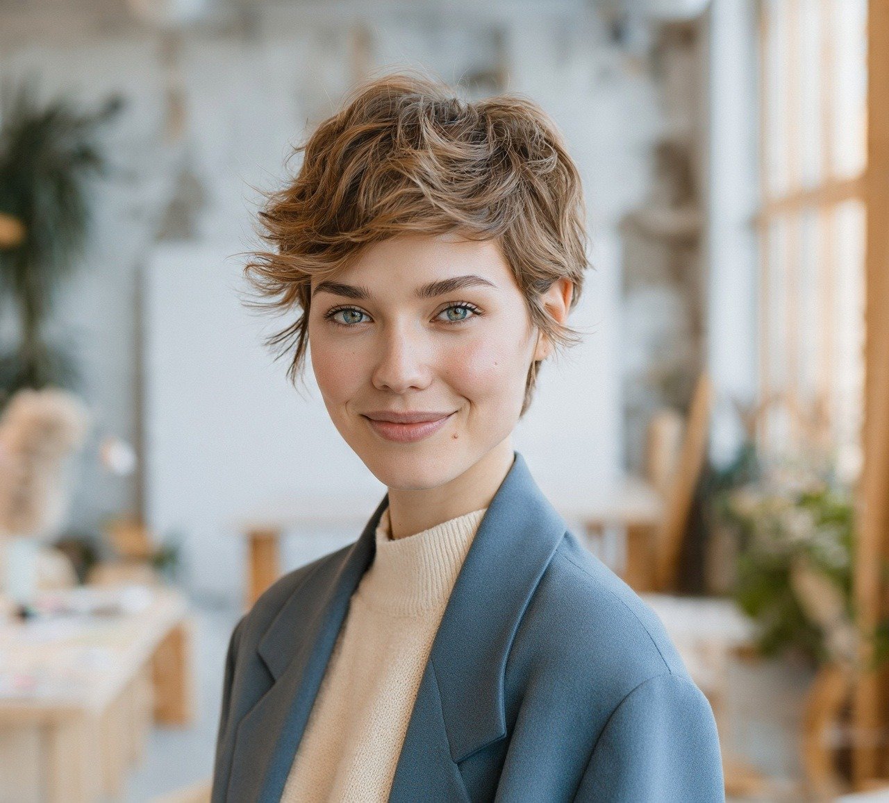 8. Wavy Pixie Cut Hairstyles