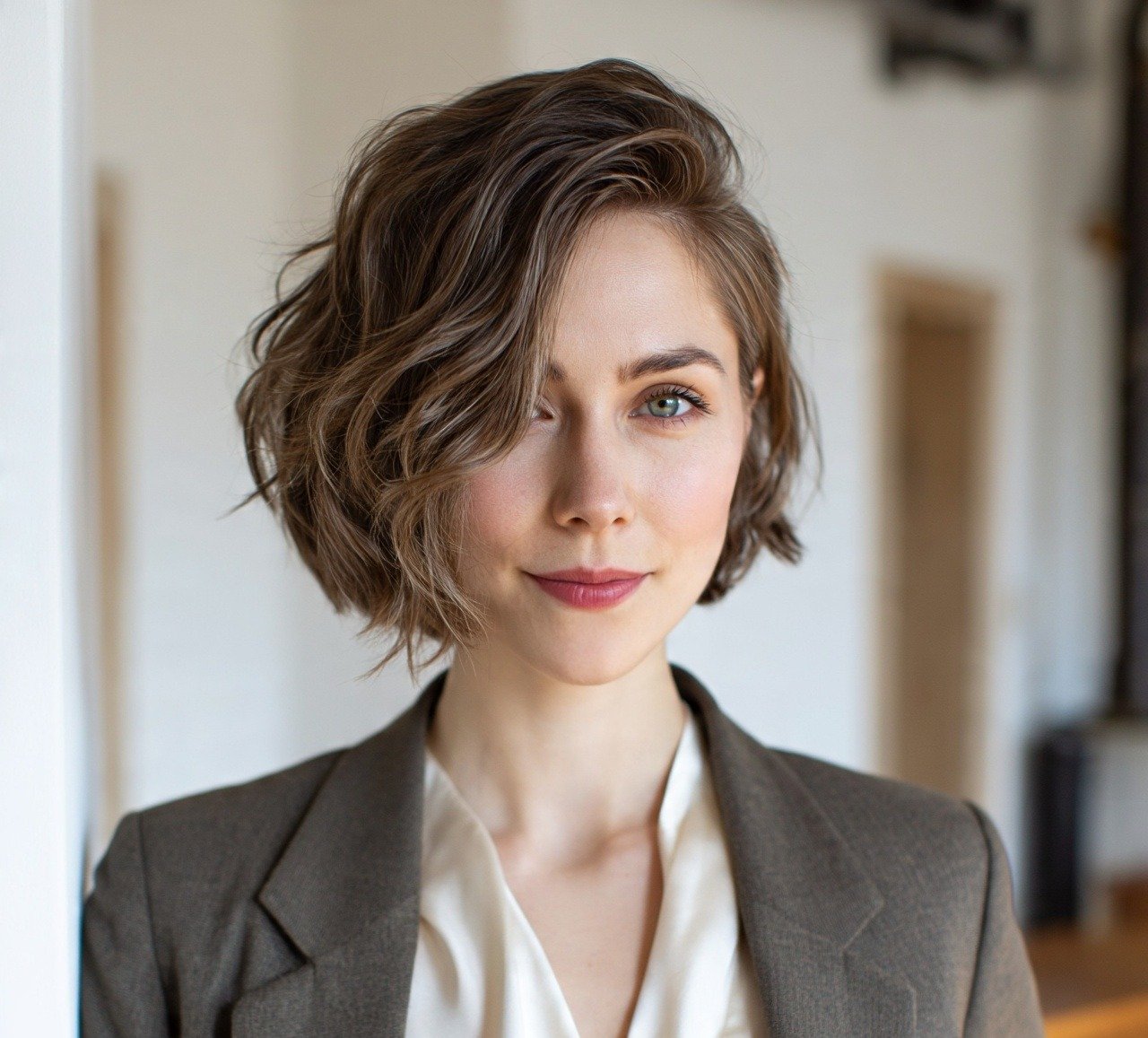 8. Wavy Undercut Bob Short Hairstyles
