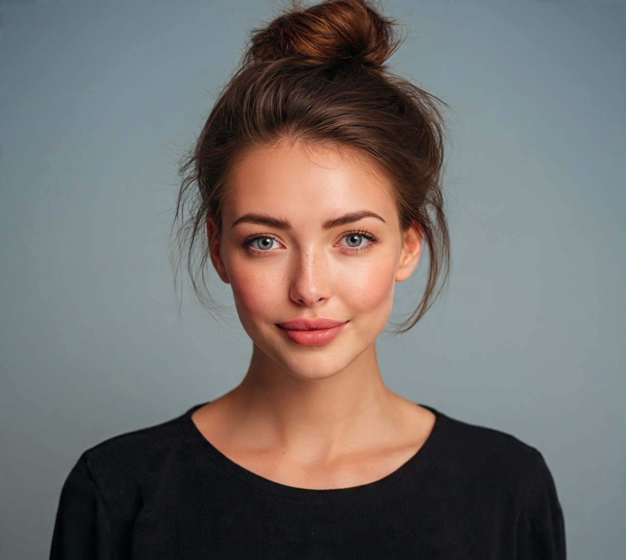 9. Ballerina Bun Easy Hairstyles