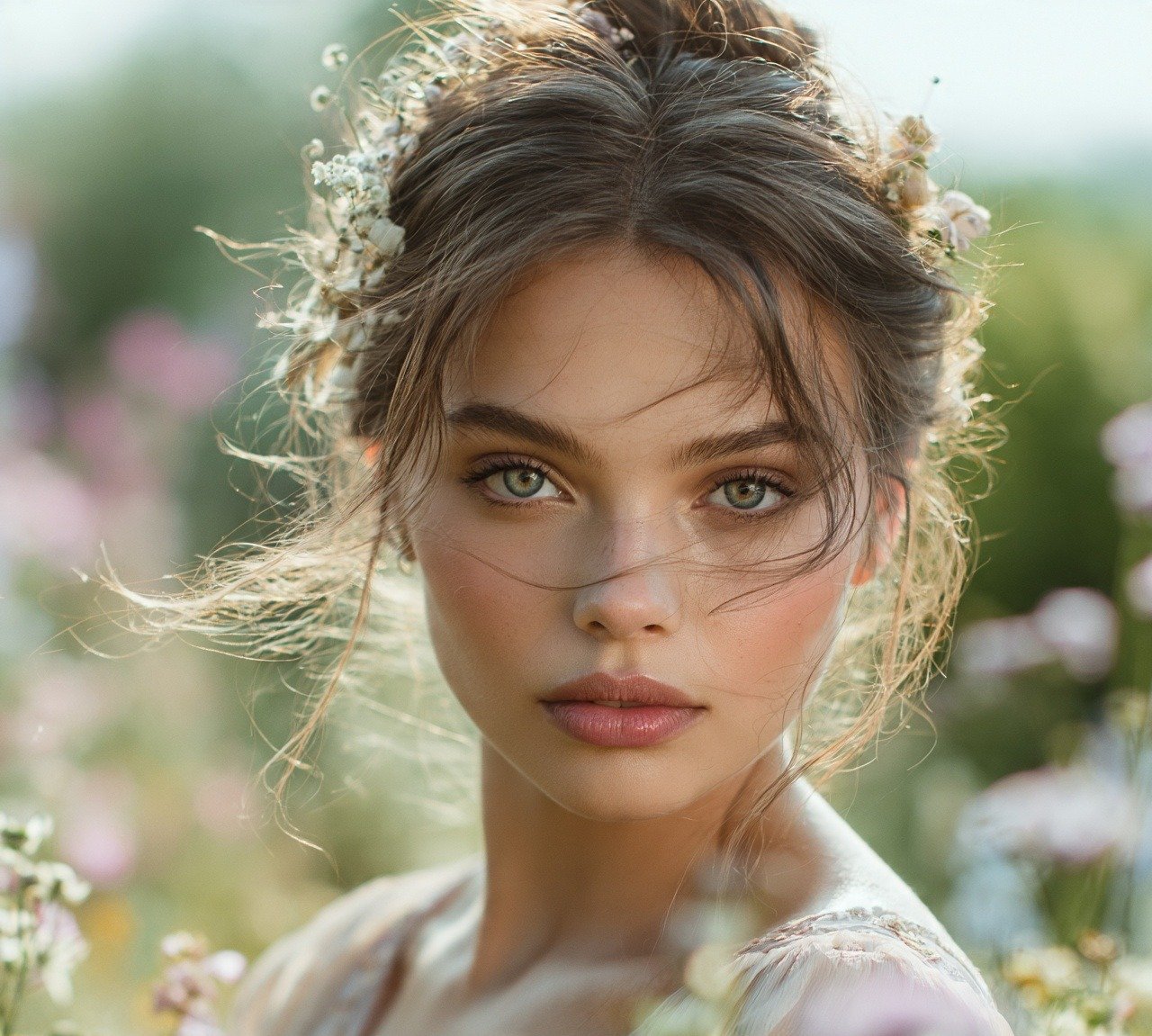 9. Boho Bun with Accessories Hairstyles