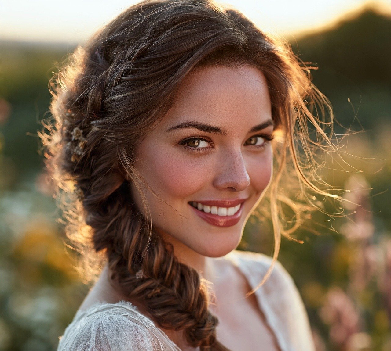Bun Hairstyles For Wedding: 13 Trendy Ideas to Inspire Your Big Day 10 9. Boho Fishtail Bun Hairstyles For Wedding