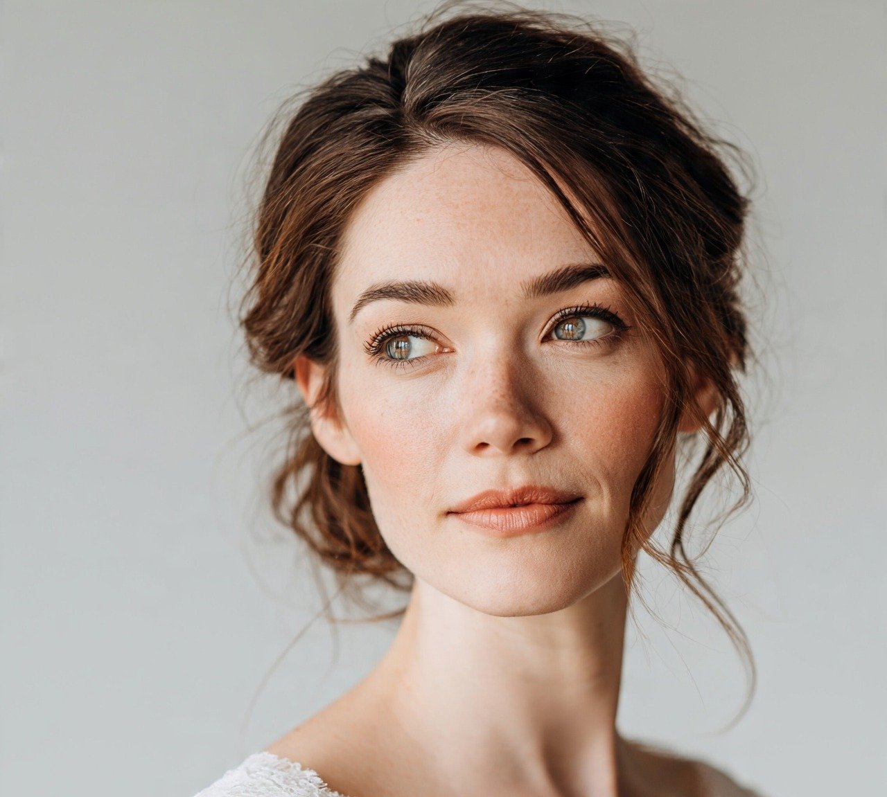 9. Low Messy Bridal Bun Wedding Hairstyles