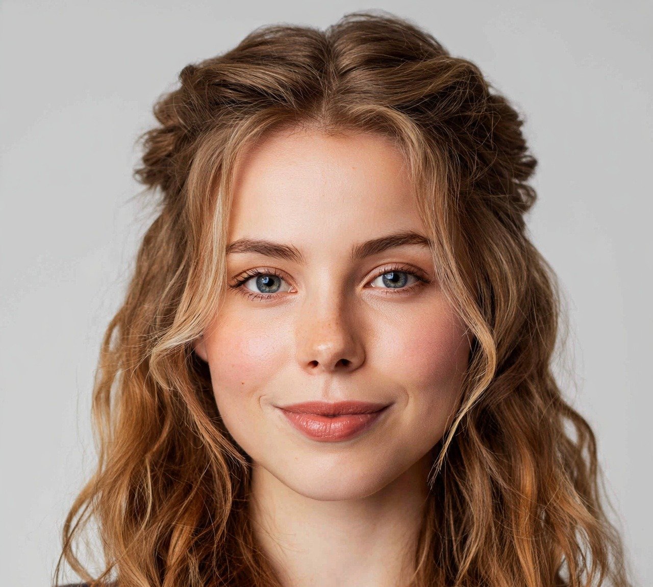 9. Pinned Back Waves Updo Easy Hairstyles