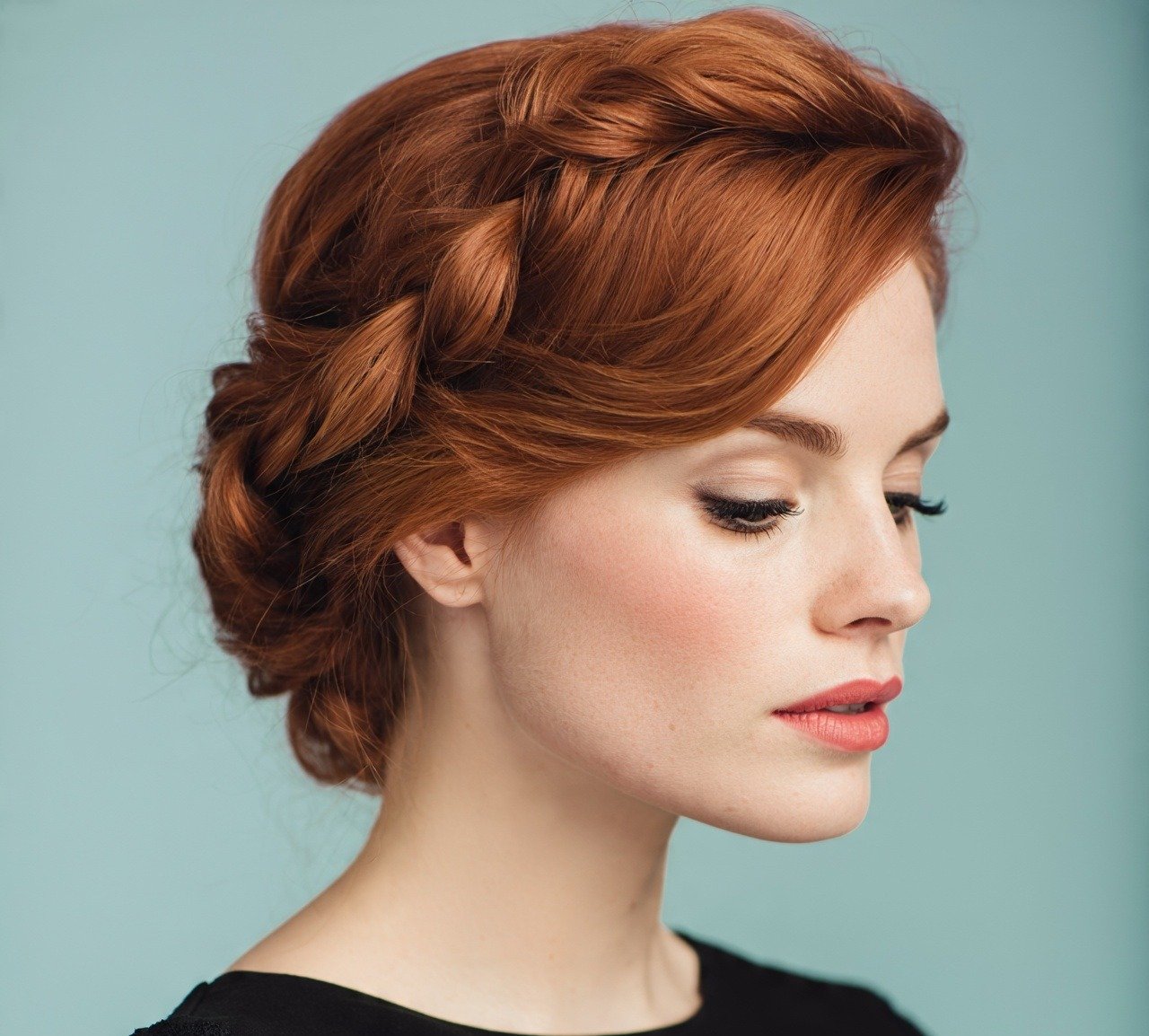 9. Twisted Rope Braid Updo Hairstyles For Long Hair