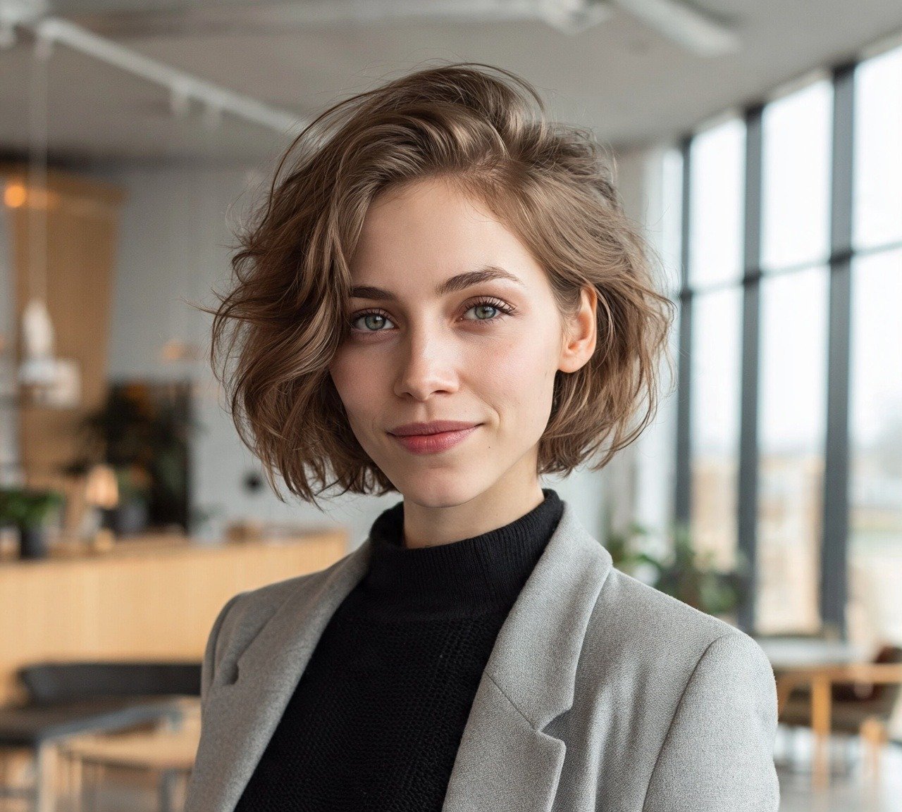 9. Wavy Bob With Undercut Hairstyles